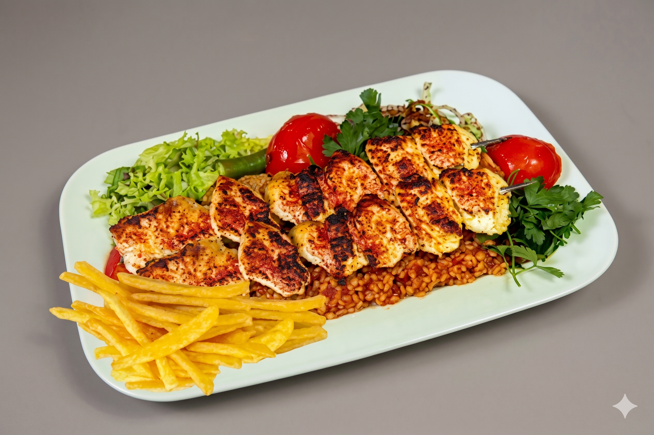 Assiette Brochette Poulet