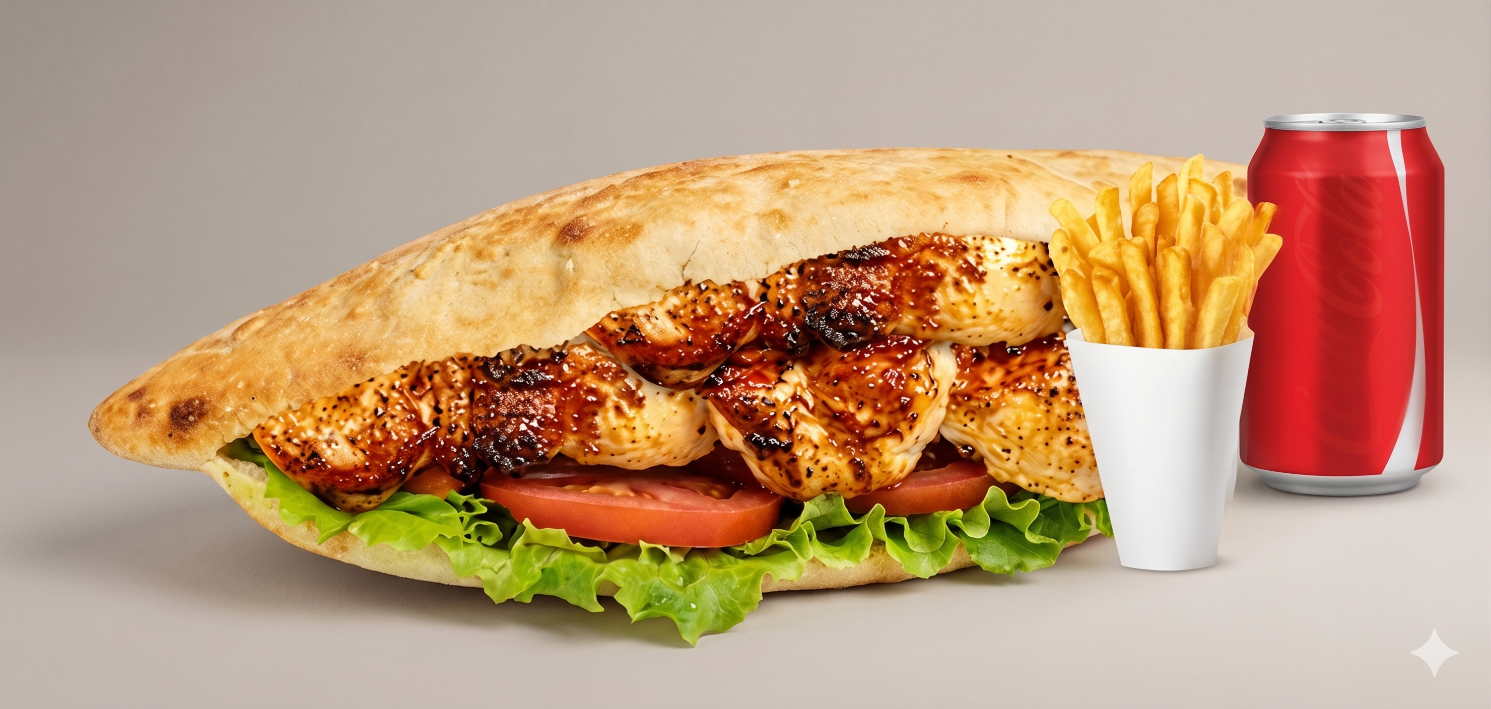 Sandwich Brochette Poulet